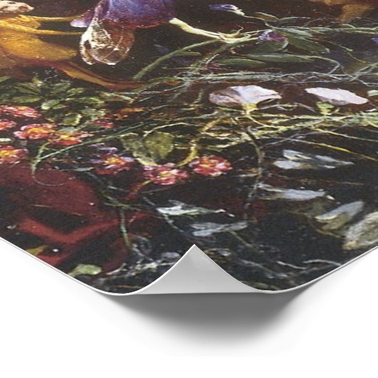 ティターニアと底、真夏の夜の夢 ポスター (角)