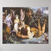 ティターニアと底、真夏の夜の夢 ポスター (正面)