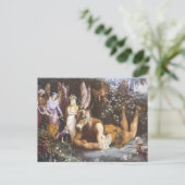 ティターニアと底、真夏の夜の夢 ポストカード (スタンド正面)