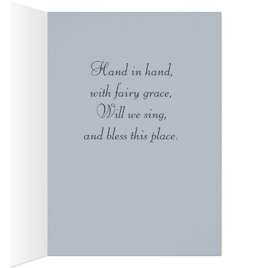 ティターニア(メドウズ、シェイクスピア) CC0515妖精カード (内側 (右))