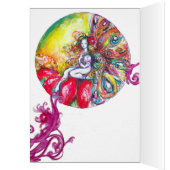 ティターニア/花の妖精が赤い花に座る (内側 (左))