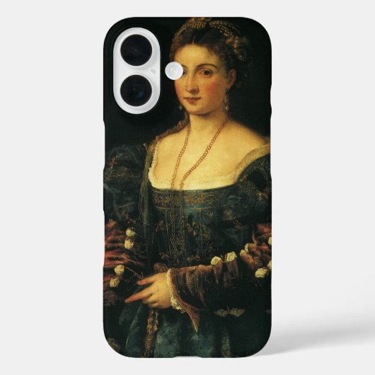 ティチアーノによるウルビーノ公爵夫人ラ・ベッラ Case-Mate iPhoneケース (裏面)