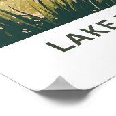 ティチカカ湖南アメリカ旅行印刷 ポスター (角)