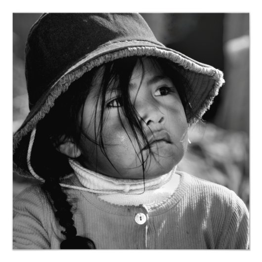 ティチカカ2の少女 フォトプリント            (正面)