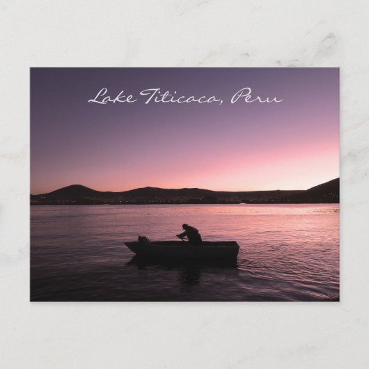 ティチカサンセットインペルー ポストカード (正面)