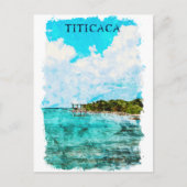 ティチカレイクビュートラベル ポストカード (正面)
