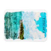 ティチカレイクビュートラベル マグネット (横)