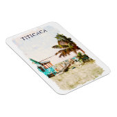 ティチカレイクビーチシーナリーサウスアメリカ マグネット (右側)