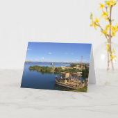 ティチカ島船 カード (黄色い花)