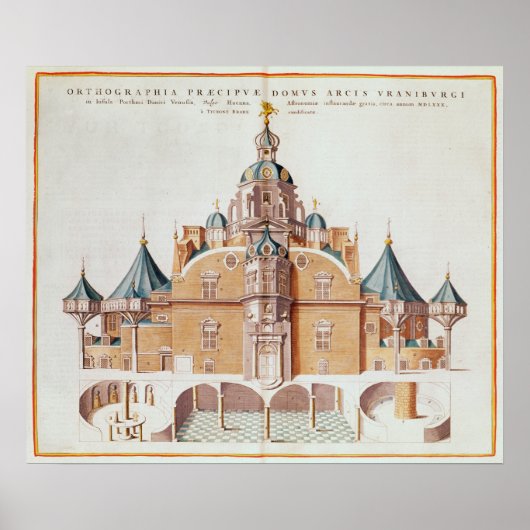 ティチョブラヘ天文台ウランボルグ ポスター (正面)