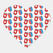 ティチーノ、スイス。スイス&カントンコートオブアームズ ハートシール (正面)