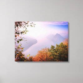 ティチーノ,スイス:モンテ・ブレからのビュー キャンバスプリント