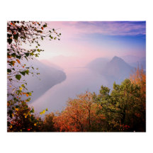 ティチーノ，スイス：モンテ・ブレからのビュー