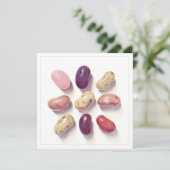 ティックタックトー　ジェリービーンズ　5.25インチ　スクエア　フラットカード 招待状 (スタンド正面)