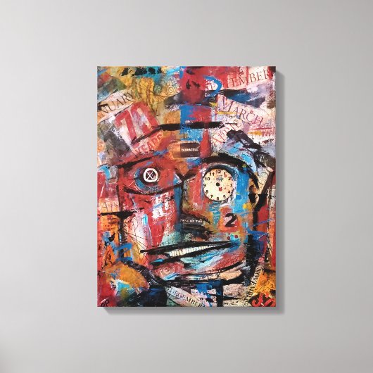 「ティック・トック」ストレッチ・キャンバス印刷 キャンバスプリント (正面)