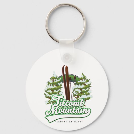 ティッコームマウンテンファーミントンメーンスキー キーホルダー (裏面)