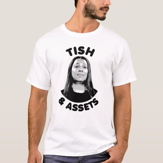 ティッシュと資産 Tシャツ (正面)