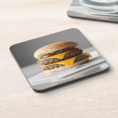 ティッシュのチーズバーガー コースター (左側)