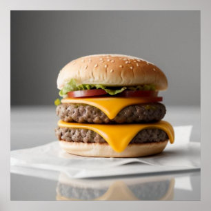 ティッシュのチーズバーガー ポスター