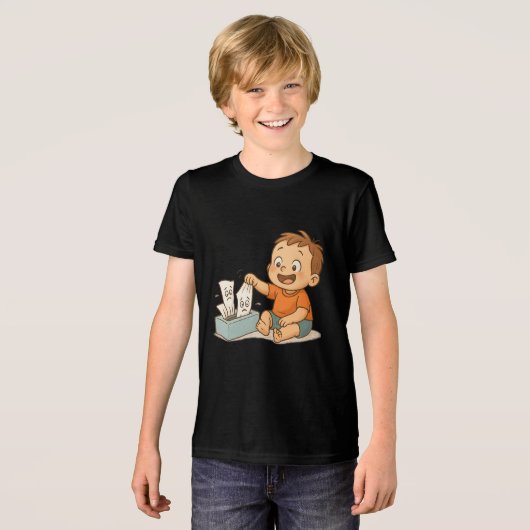 ティッシュのトラブル トライブレンドTシャツ (正面全面)