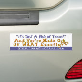 ティッシュのバンパーの塊 バンパーステッカー (車上)