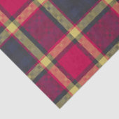 ティッシュまたはデコページ紙 – スコットランドタータンチェック 薄葉紙 (詳細)