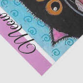 ティッシュペーパーお洒落キャットブラック 薄葉紙 (詳細)