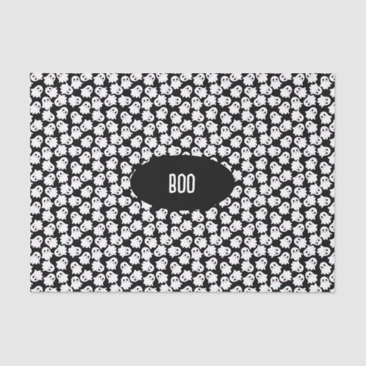 ティッシュペーパーかわいいかわいい幽霊。 薄葉紙 (正面)