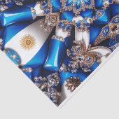 ティッシュペーパーとアルゼンチン色デザイン 薄葉紙 (詳細)