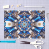 ティッシュペーパーとアルゼンチン色デザイン 薄葉紙 (クラフト)