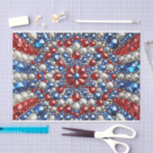 ティッシュペーパーとオランダカラーデザイン 薄葉紙 (クラフト)