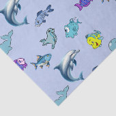 ティッシュペーパーとカラフル海 薄葉紙 (詳細)