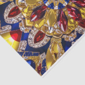 ティッシュペーパーとコロンビア色デザイン 薄葉紙 (詳細)