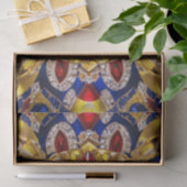 ティッシュペーパーとコロンビア色デザイン 薄葉紙 (ギフト)