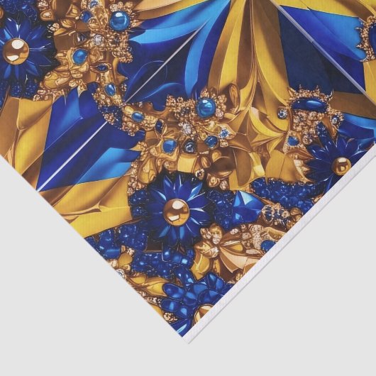 ティッシュペーパーとスウェーデンの色デザイン 薄葉紙 (詳細)