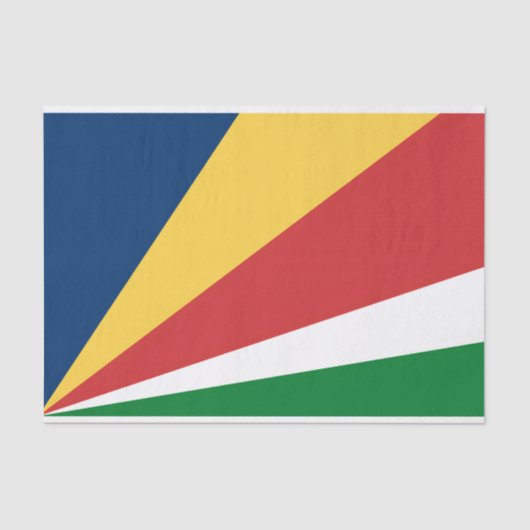 ティッシュペーパーとセーシェル色デザイン 薄葉紙 (正面)