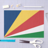 ティッシュペーパーとセーシェル色デザイン 薄葉紙 (クラフト)