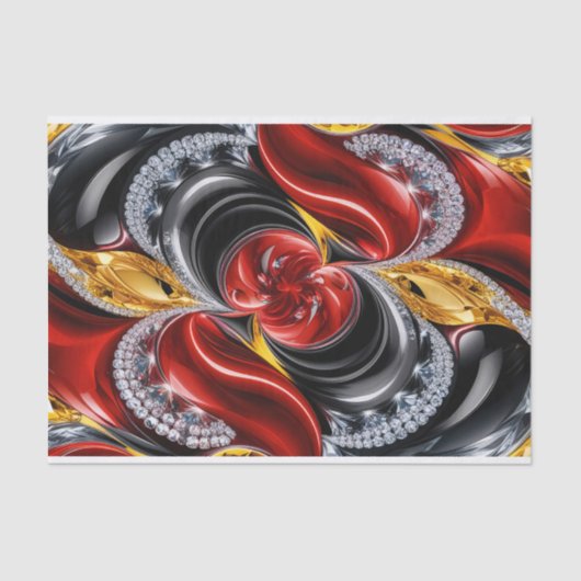 ティッシュペーパーとドイツの色デザイン 薄葉紙 (正面)