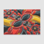 ティッシュペーパーとドイツ色デザイン 薄葉紙 (正面)