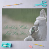 ティッシュペーパーとハミングバード 薄葉紙 (クラフト)