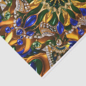 ティッシュペーパーとブラジル色デザイン 薄葉紙 (詳細)