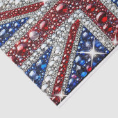 ティッシュペーパーとブリティッシュ色デザイン 薄葉紙 (詳細)