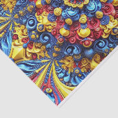 ティッシュペーパーとルーマニアの色抽象デザイン 薄葉紙 (詳細)