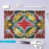 ティッシュペーパーとロサンゼルスカラーデザイン 薄葉紙 (クラフト)