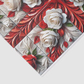 ティッシュペーパーと英語バラデザイン 薄葉紙 (詳細)