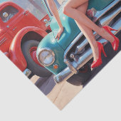 ティッシュペーパーのピンアップアート 薄葉紙 (詳細)