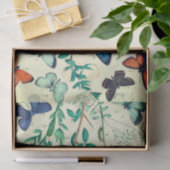 ティッシュペーパーのヴィンテージの蝶デザイン 薄葉紙 (ギフト)