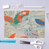 ティッシュペーパーの作成 – アンティーク日本のスタイル 薄葉紙 (クラフト)