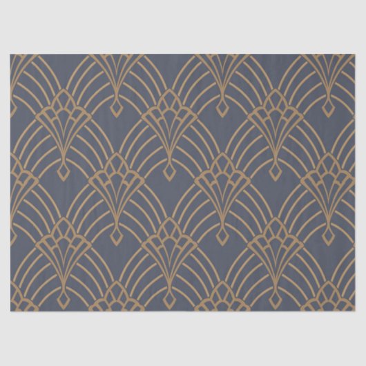 ティッシュペーパーの切り離し – アールデコファンデザイン 薄葉紙 (正面)