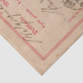 ティッシュペーパーの切り離し – ドイツ語ヴィンテージポストカード 薄葉紙 (詳細)